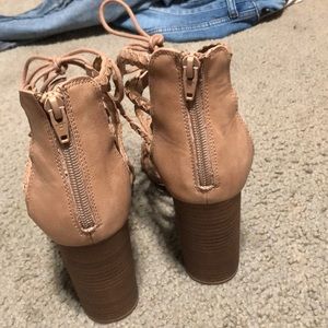 Merona Shoes - Merona Lace Up Gladiator Heels Merona Shoes - Merona Lace Up Gladiator Heels